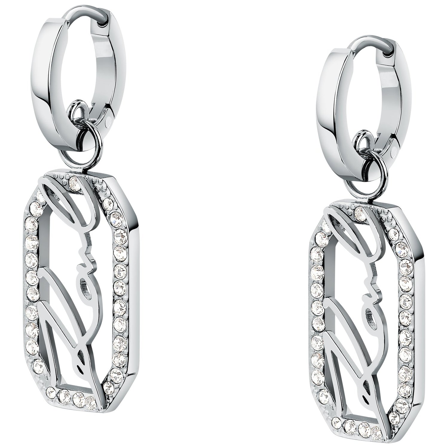 Karl Lagerfeld Серьги Crystals KLAYC46 — фотография 2